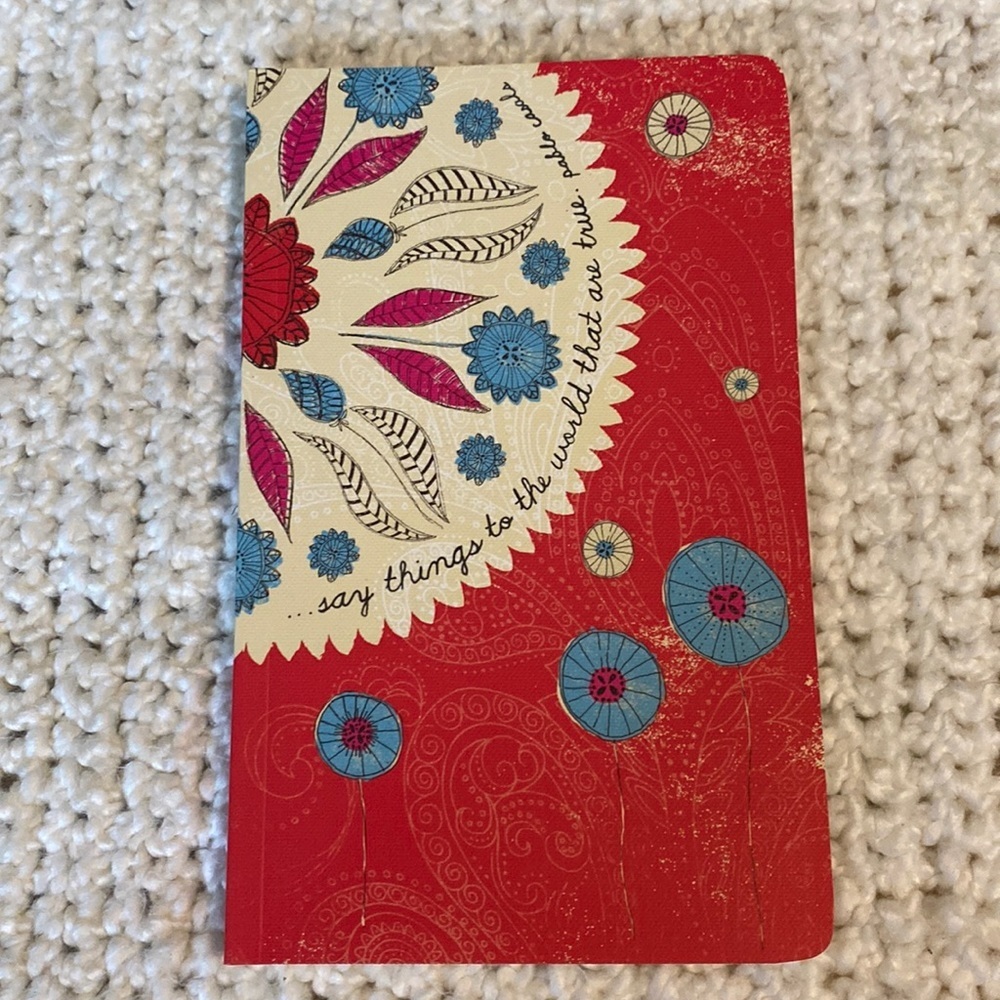 NEW "Say things to the world that are true." Stationery Lined Journal 128 pages